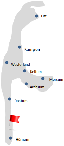 Karte von Sylt